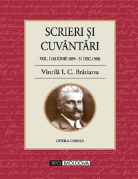 coperta carte scrieri si cuvantari
volumul 1 de vintila i. c. bratianu